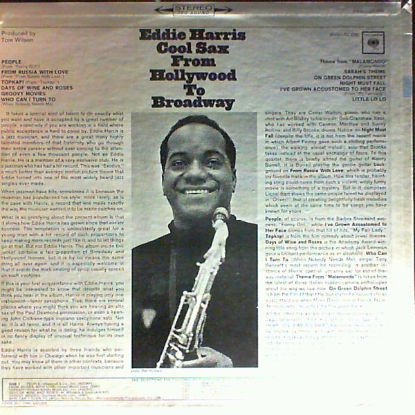 Harris Eddie — Cool sax from Hollywood to Broadway