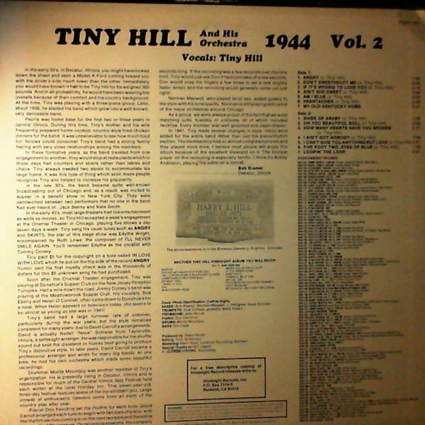 Hill Tiny and his orchestra — Vol.2 1944