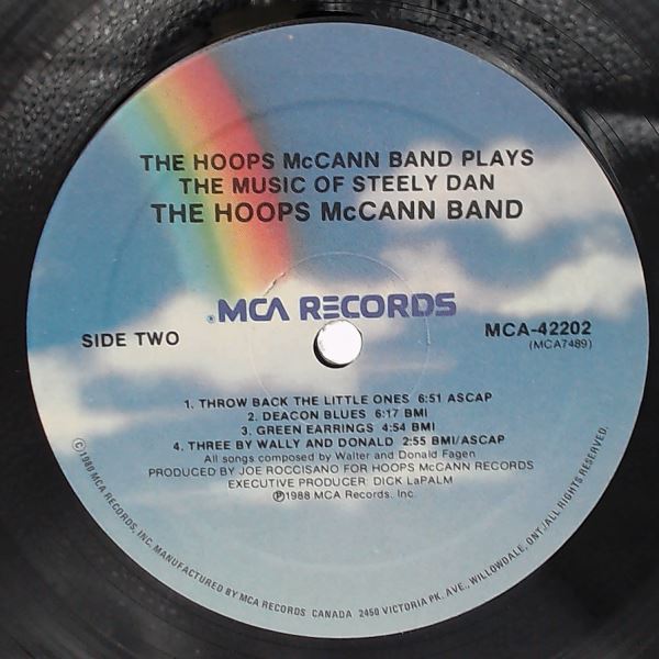 Hoops McCann Band — Plays The Music Of Steely Dan