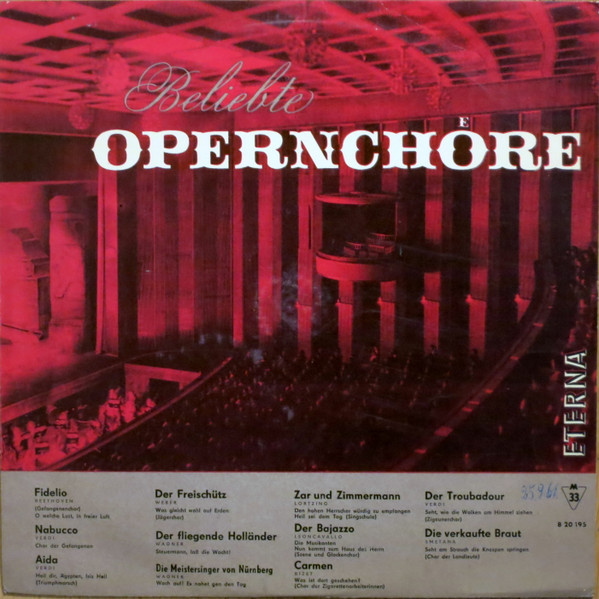 Various Artists — Beliebte Opernchore