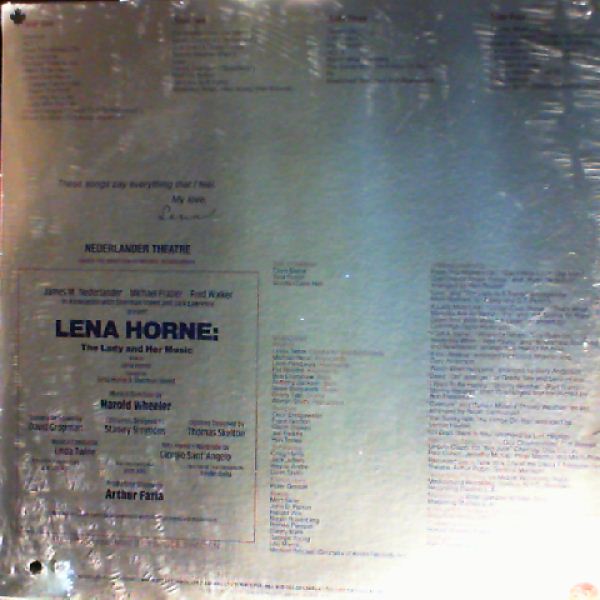 Horne Lena — Live On Broadway Horne Lena: The Lady And Her Music