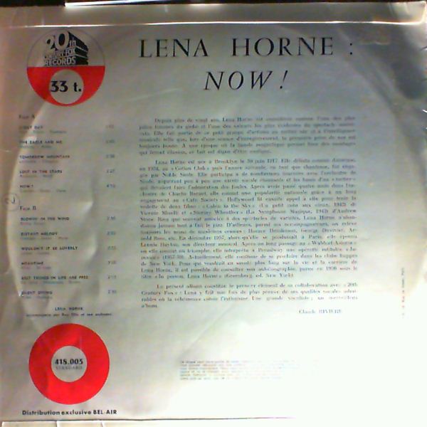 Horne Lena — Now