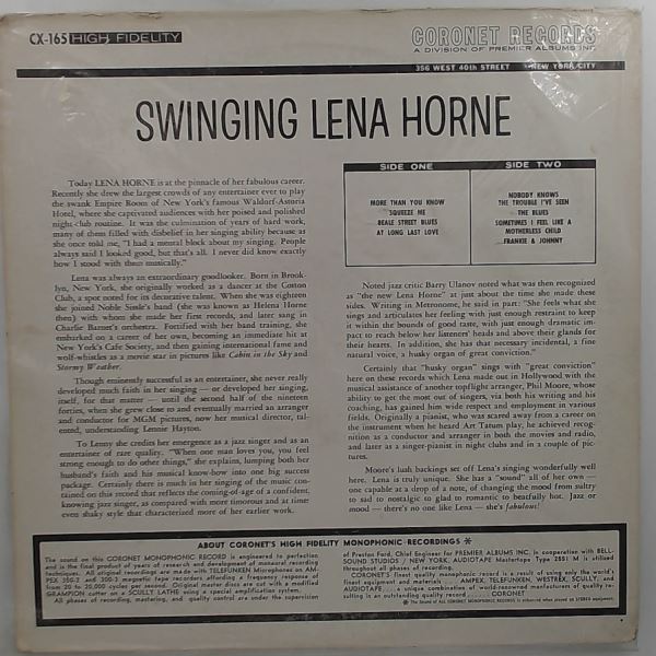 Horne Lena — Swinging