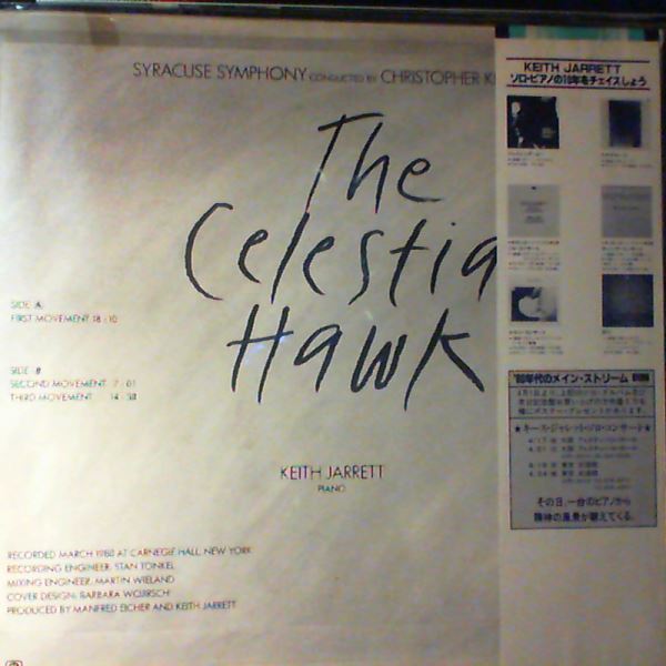 Jarrett Keith — Celestial Hawk - For Orchestra, Percussion And Piano