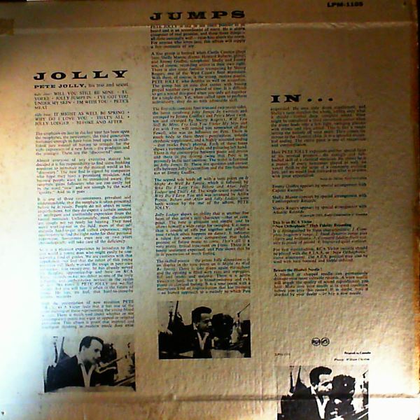 Jolly Pete — Jolly Jumps In