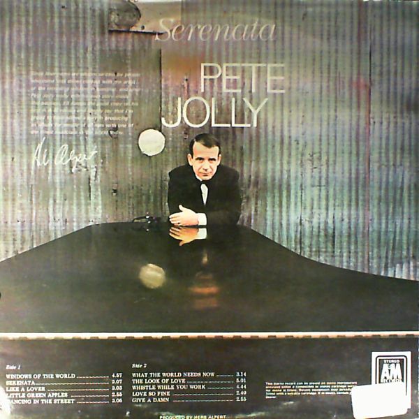 Jolly Pete — The Piano Artistry Of Pete Jolly