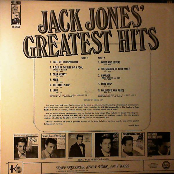Jones Jack — Greatest Hits