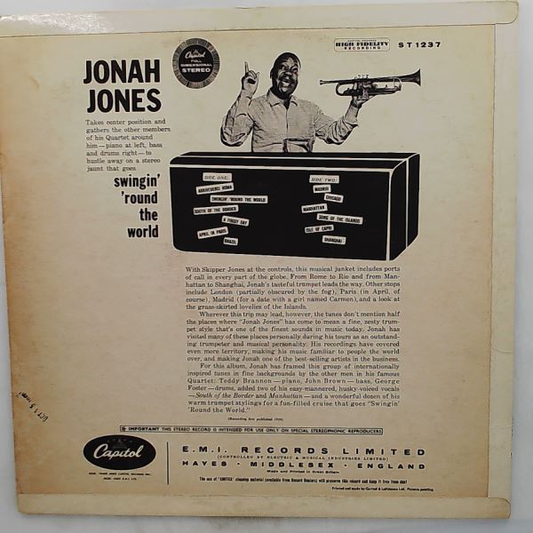 Jones Jonah Quartet — Swingin' Round The World