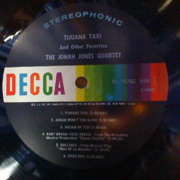 Jones Jonah Quartet — Tijuana Taxi