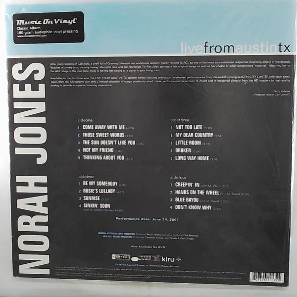 Jones Norah — Live From Austin, TX
