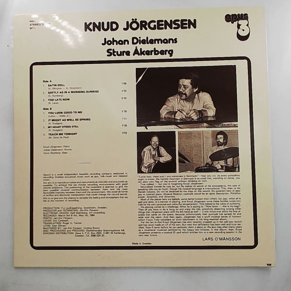 Jorgensen Knud — Jorgensen Knud Jazz Trio