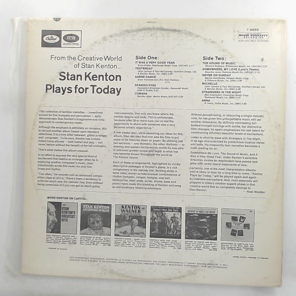 Kenton Stan — Kenton Stan Plays For Today