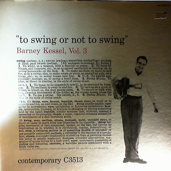 Kessel Barney — Vol. 3, To Swing Or Not To Swing