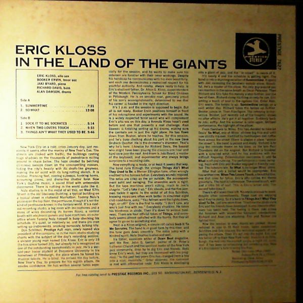 Kloss Eric — In The Land Of The Giants