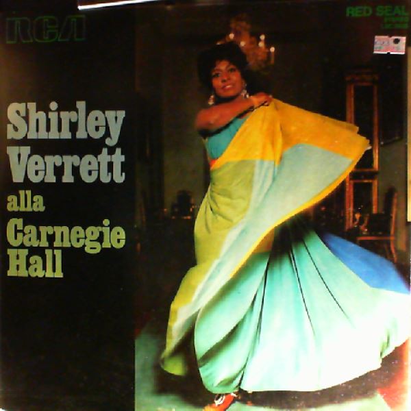 Verrett Shirley — Alla Carnegie Hall: Schubert, Tchaikovsky, Rachmaninov, Mozart
