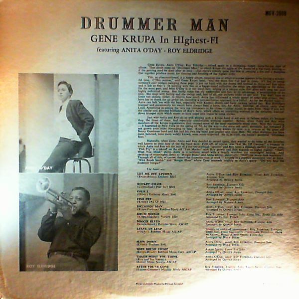 Krupa Gene — Drummer Man