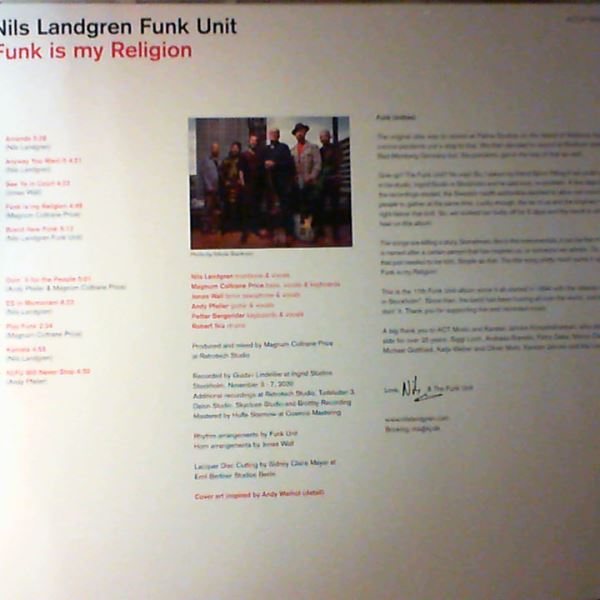 Landgren Nils Funk Unit — Funk Is My Religion