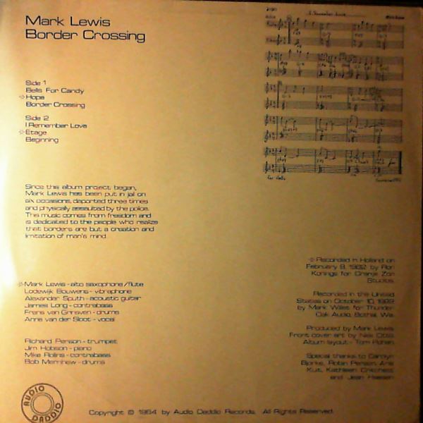 Lewis Mark — Border Crossing