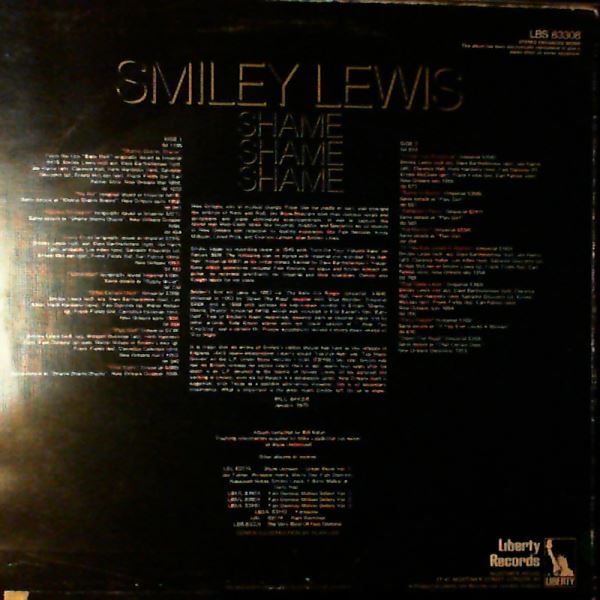 Lewis Smiley — Shame, Shame, Shame