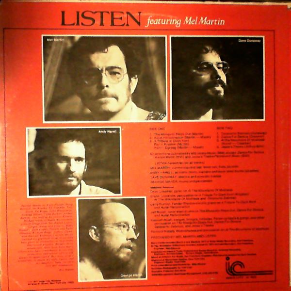 Listen / Mel Martin — Listen Featuring Mel Martin