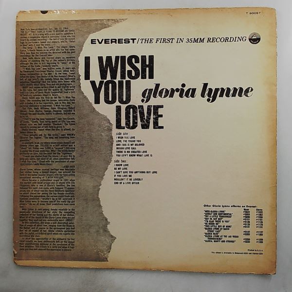 Lynne Gloria — I Wish You Love