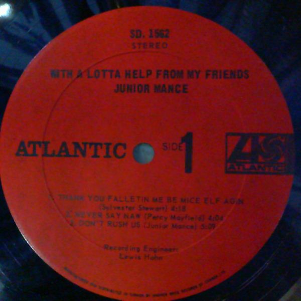 Mance Junior — With a lotta help from my friends