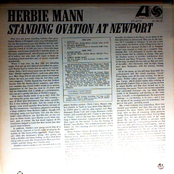 Mann Herbie — Standing Ovation At Newport