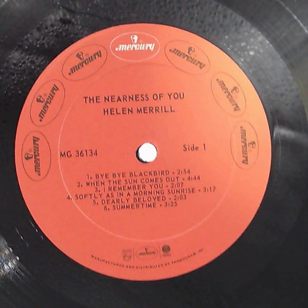 Merrill Helen — Nearness Of You