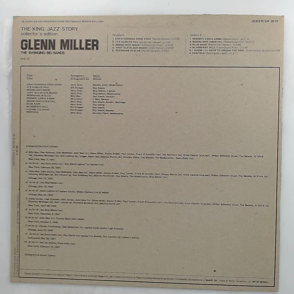 Miller Glenn — Swinging Big Bands (1939/1942) Vol. 3