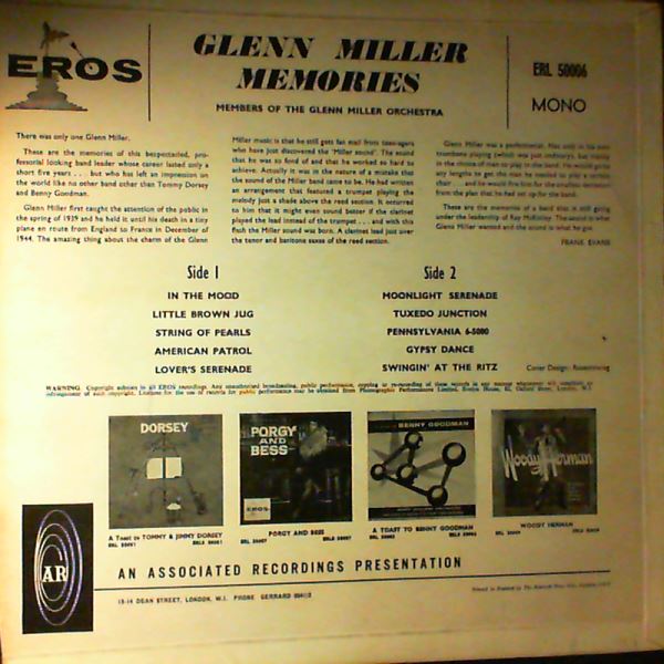 Miller Glenn — Memories Of Miller Glenn