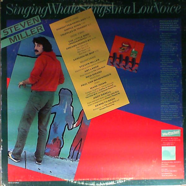 Miller Steve — Singing whale songs in a low voice