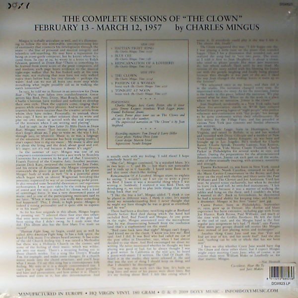 Mingus Charles — Complete Sessions Of "The Clown"