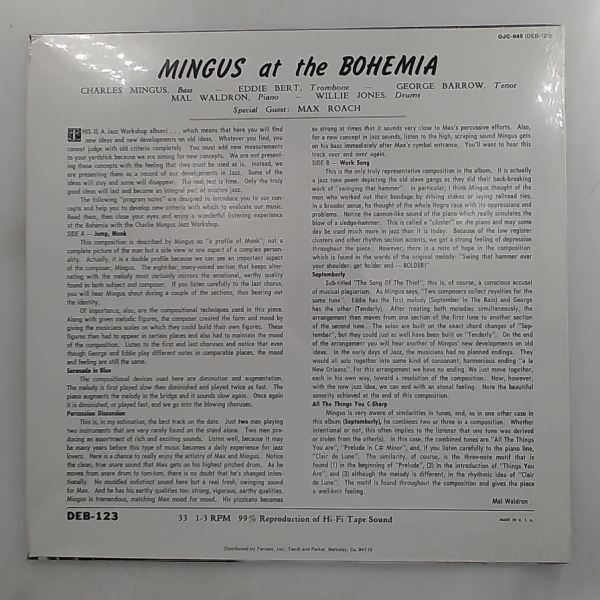 Mingus Charles — Mingus At The Bohemia