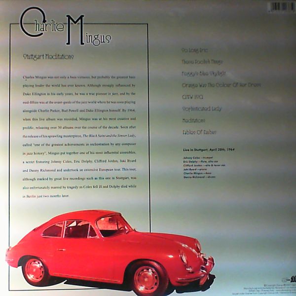 Mingus Charles — Stuttgart Meditations