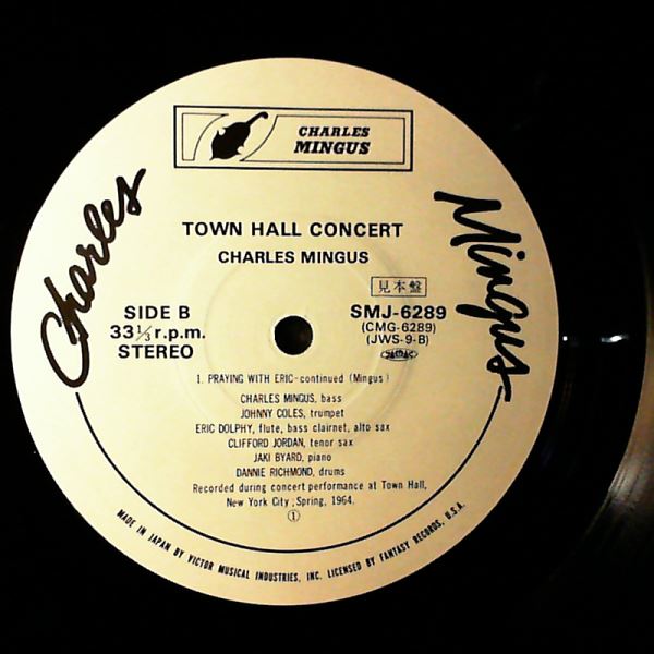 Mingus Charles — Town Hall Concert