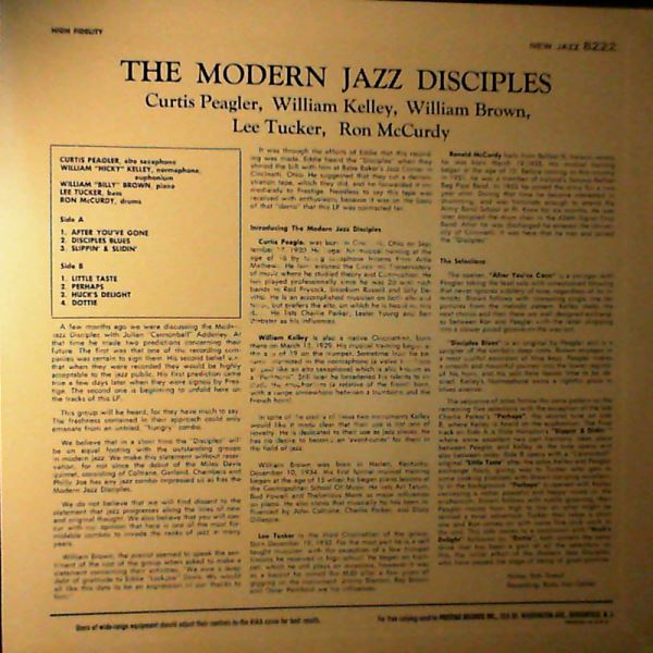 Modern Jazz Disciples — Modern Jazz Disciples