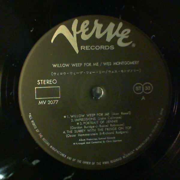 Montgomery Wes — Willow Weep For Me