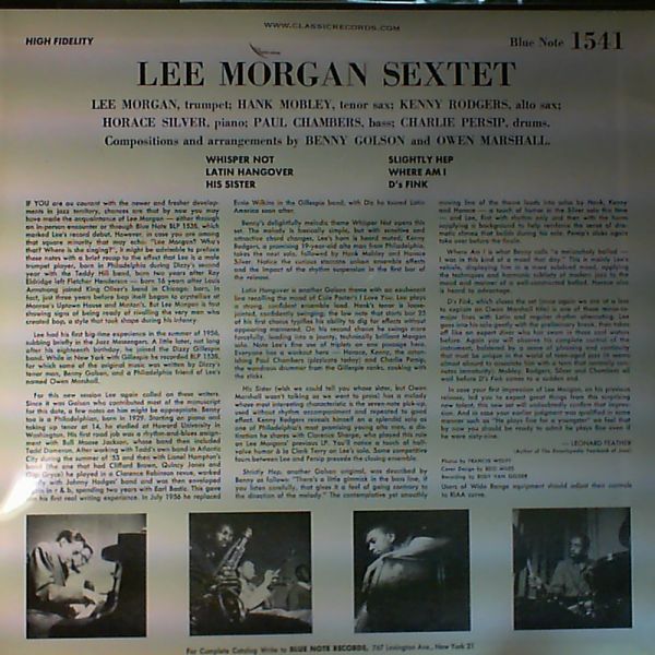 Morgan Lee Sextet — Morgan Lee Sextet