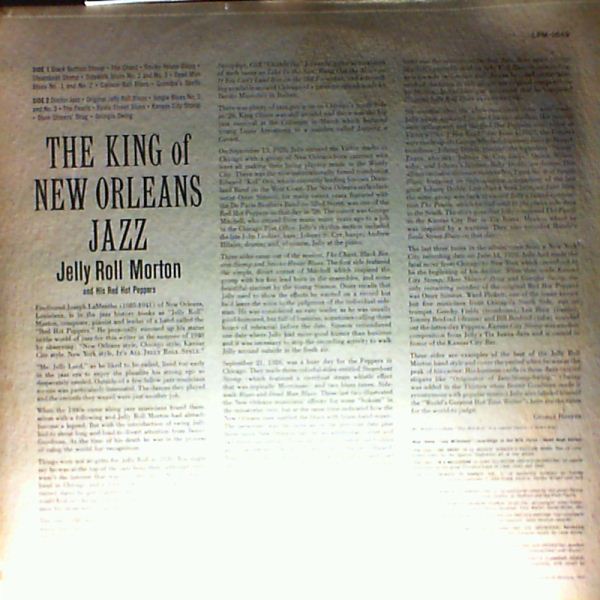 Morton Jelly Roll — King of New Orleans Jazz