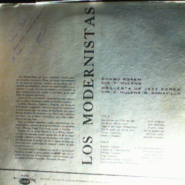 Mulens F. orqs. — Los Modernistas