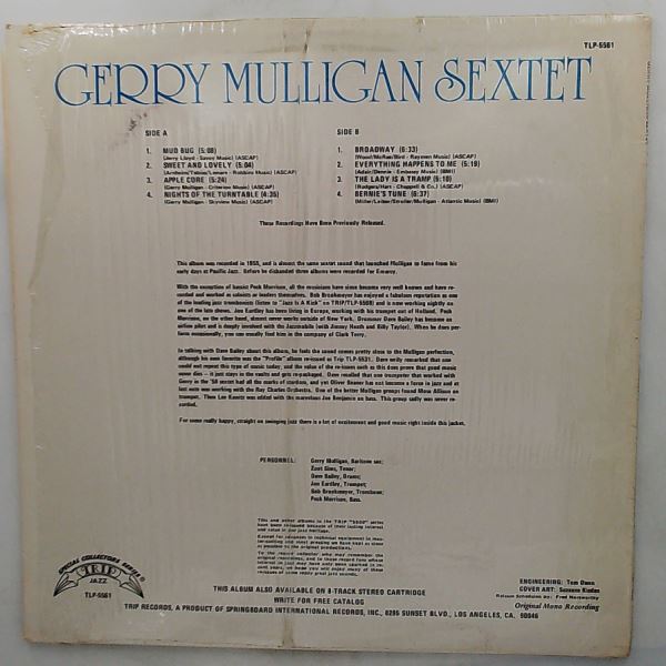 Mulligan Gerry Sextet — Mulligan Gerry Sextet
