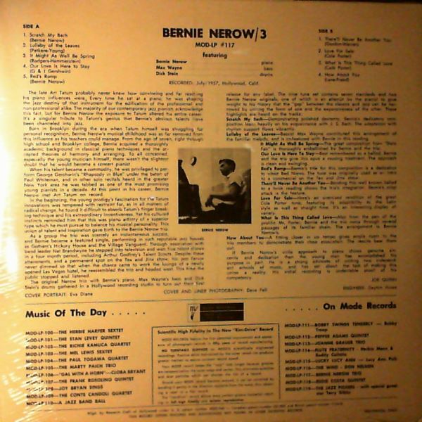 Nerow Bernie Trio — Nerow Bernie Trio