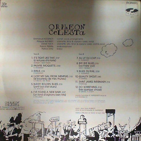 Orpheon Celesta — C'est pas d'la tarte!