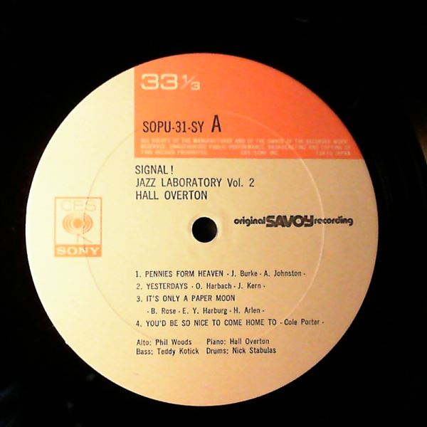 Overton Hall — Jazz Laboratory Series Vol. 2