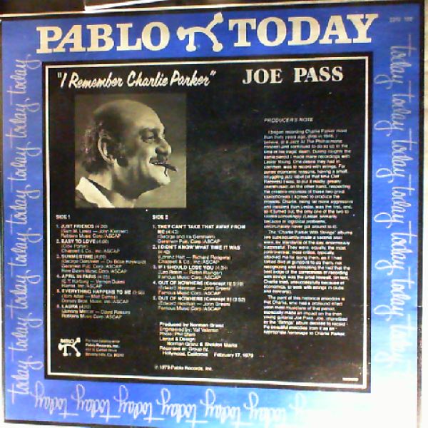 Pass Joe — I Remember Parker Charlie
