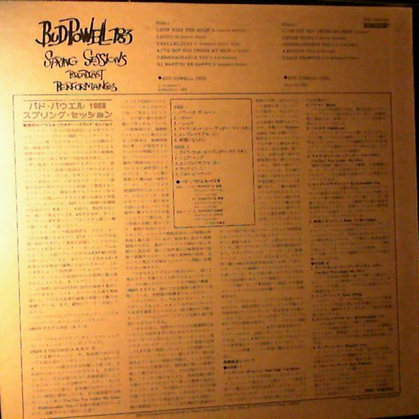 Powell Bud — 1953 Spring Sessions Broadcast Performances