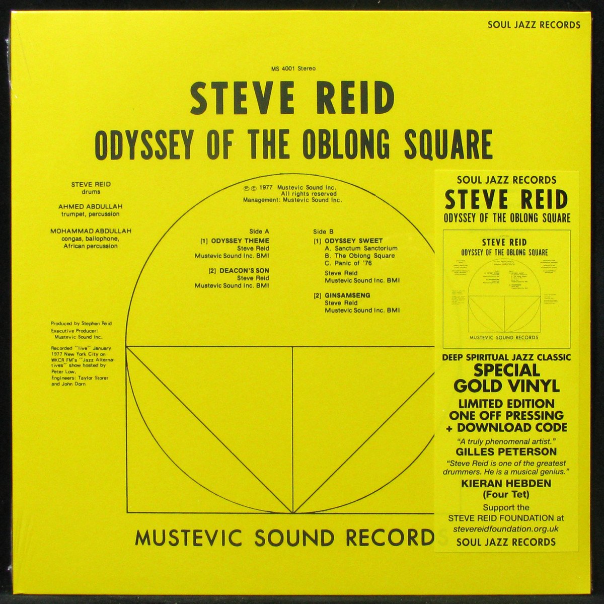Steve Reid — Odyssey Of The Oblong Square
