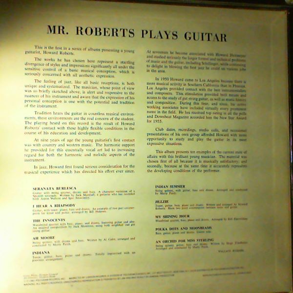 Roberts Howard — Mr. Roberts Plays Guitar