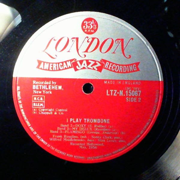 Rosolino Frank — I Play Trombone