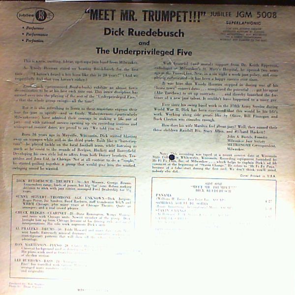 Ruedebusch Dick — Meet Mr. Trumpet